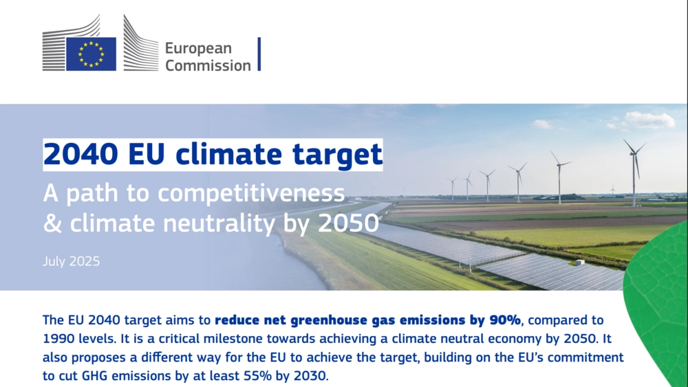 Kommissionens forslag til EUs 2040 CO2-mål og understøttende erhvervstiltag