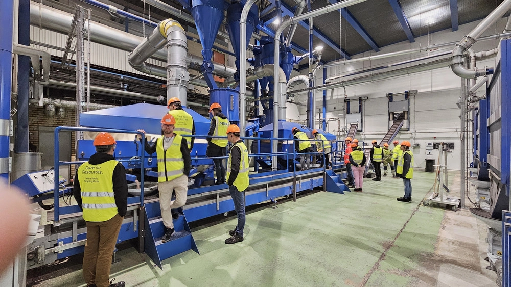 Besøg hos Stena Nordic Recycling Center i Halmstad i Sverige