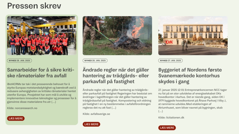 Husk også "Pressen skrev"